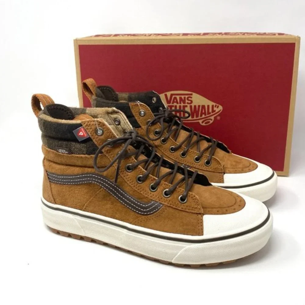 VANS Sk8-Hi Mte 2.0 Dx Glazed Ginger Brown Boots Winter Men's Size VN0A4P3IRIZ - Picture 7 of 10